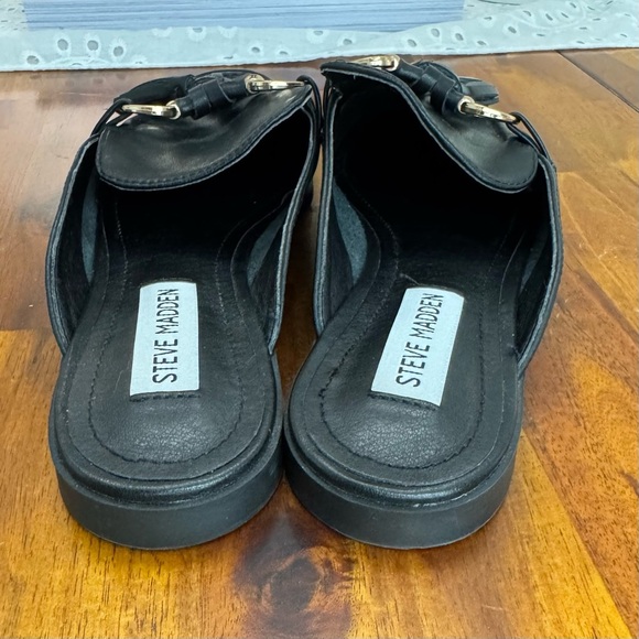 Steve Madden Cayler Black Mule Loafers - Picture 4 of 7